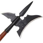 Large Viking Axe with Triple Edged Carbon Steel Blade