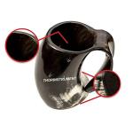 Viking Drinking Horn Cup with Burlap Gift Sack