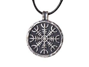 Aegishjalmur Helm of Awe Viking Necklace Pendant
