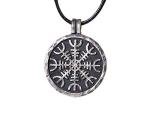 Aegishjalmur Helm of Awe Viking Necklace Pendant