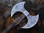 24” Viking Double-Headed Axe for Norse Style