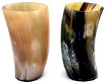Set of 2 Horn Viking Drinking Mugs