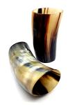 Set of 2 Horn Viking Drinking Mugs
