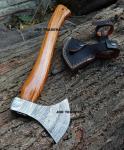 Personalized Damascus Steel Viking Bearded Hatchet
