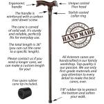 Unique Viking Walking Cane - Thor in Walnut