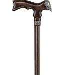 Unique Viking Walking Cane - Thor in Walnut