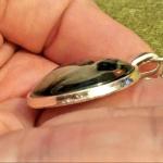 Viking Symbol Pendant on Silver Necklace for Men