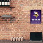 Minnesota Vikings Custom Metal Parking Sign