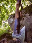 Norse Celtic Carbon Steel Viking Throwing Axe