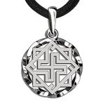 Viking Valkyrie Pendant Necklace in Sterling Silver