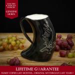 Handmade Viking Horn Mug for Beer or Mead