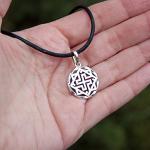 Viking Valkyrie Pendant Necklace in Sterling Silver