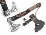 Hand Forged Viking Axe with Rosewood Handle