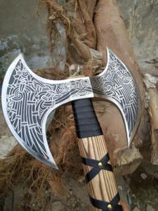 Odin's Double Headed Viking Battle Axe 27