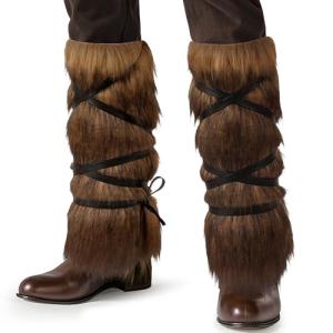 Viking Faux Fur Boots and Leg Warmers