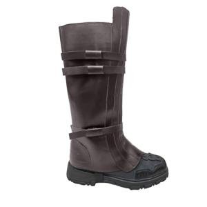 Viking Style Dark Brown Boot Covers for Costumes