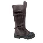 Viking Style Dark Brown Boot Covers for Costumes