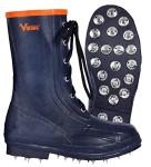 Viking Men's Black/Orange Spiked Soft Toe Boots