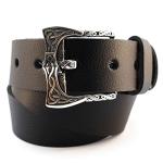 Viking Axe Belt Buckle in German Silver