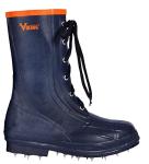 Viking Men's Black/Orange Spiked Soft Toe Boots