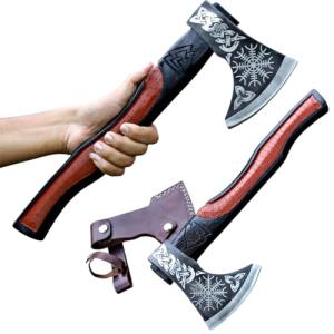 Handmade Viking Axe - 18" Carbon Steel Hatchet