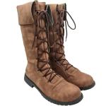 Renaissance Lace-Up Viking Boots for Cosplay