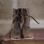 Unisex Viking Style Tied Boots for Cosplay