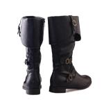 Men's Faux Leather Viking Pirate Costume Boots