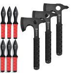 NedFoss 9-Pack Viking Axe and Knife Set