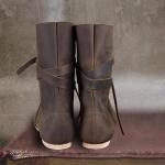 Unisex Viking Style Tied Boots for Cosplay