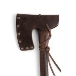 Valhalla Gear Leather Axe Head Sheath - Bourbon Brown