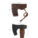 Valhalla Gear Leather Axe Head Sheath - Bourbon Brown