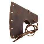 Valhalla Gear Leather Axe Head Sheath - Bourbon Brown