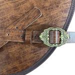 Fenrir Vegvisir Embossed Leather Chest Armor