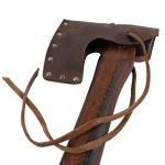 Valhalla Gear Leather Axe Head Sheath - Bourbon Brown