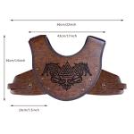 Fenrir Vegvisir Embossed Leather Chest Armor