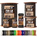 Three Vikings 25 Ft Camo Paracord Rope 750lb