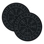 Viking Vegvisir Luminous PVC Patches - 2 Pack