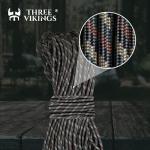 Three Vikings 25 Ft Camo Paracord Rope 750lb