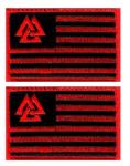 Valknut Flag Patch for Jackets and Gear