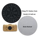 Viking Vegvisir Luminous PVC Patches - 2 Pack