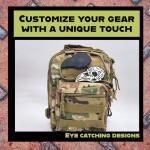 Raven Skull Odin PVC Patch for Tactical Gear