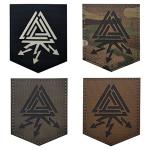 Viking Valknut IR Reflective Tactical Patches - 2 Pack