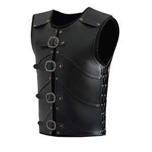 Viking Leather Breastplate Armor for Cosplay