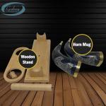 Natural OX Horn Viking Tankard Set of 2