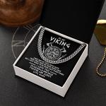 Personalized Viking Necklace: Love You to Valhalla