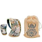 Viking Drinking Horn Cup for Mead & Beer