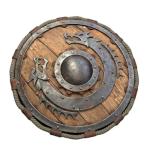 Dragon Face Wooden Viking Shield for Home Decor