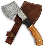 Viking Hand Forged Damascus Steel Battle Axe