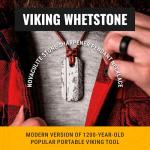 Viking Whetstone Pendant for Knife Sharpening